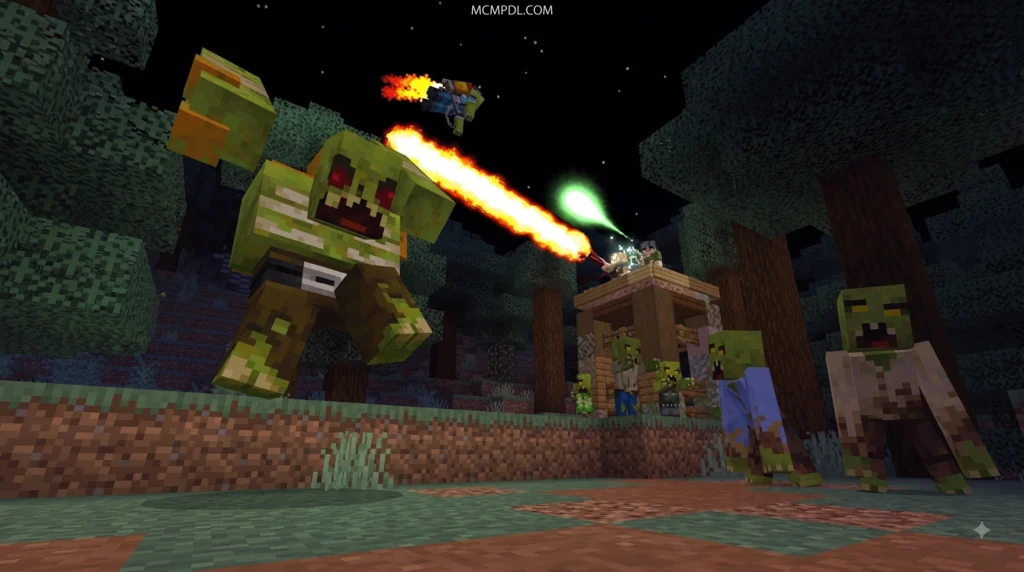 BLASTERS Addon for Minecraft PE/Bedrock (Download)
