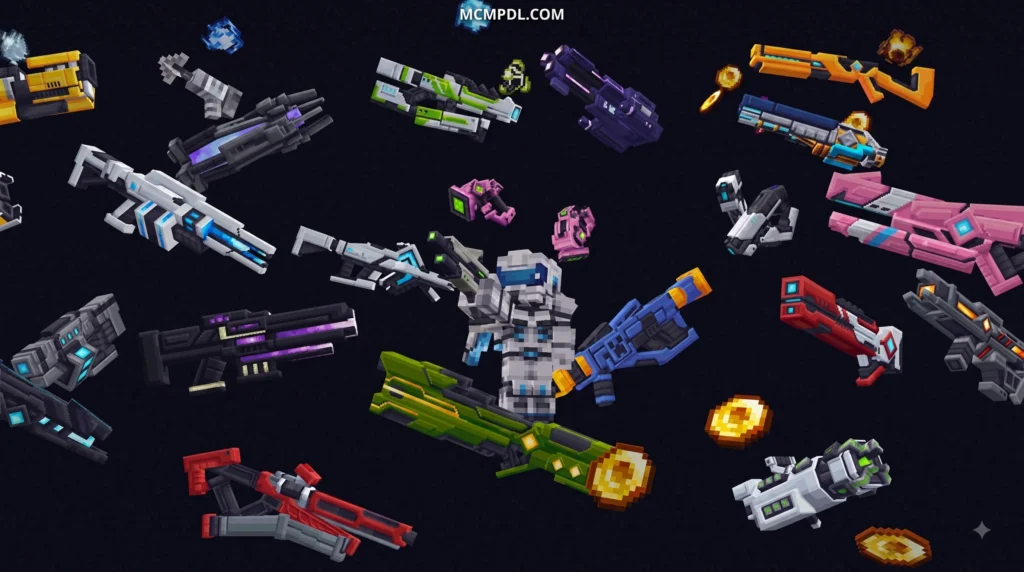 BLASTERS Addon for Minecraft PE/Bedrock (Download)