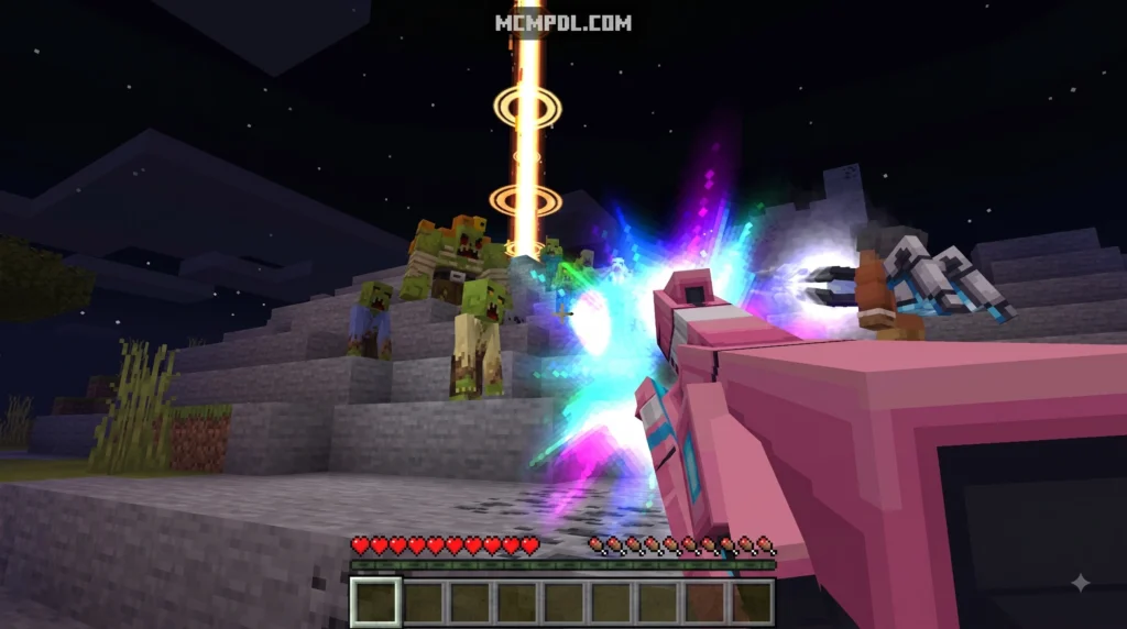 BLASTERS Addon for Minecraft PE/Bedrock (Download)