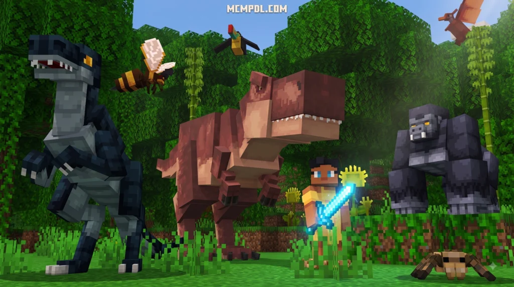 ALL THE MOBS 1.0 for Minecraft PE/Bedrock (Download)