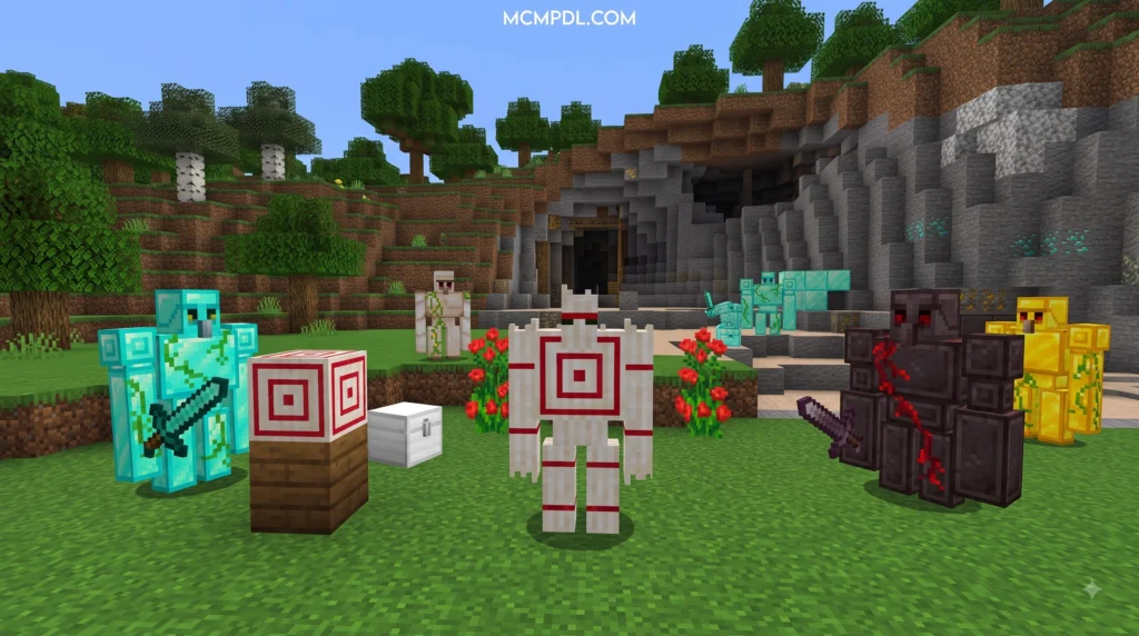 Golems 2.1 Add-On for Minecraft PE/Bedrock - Download