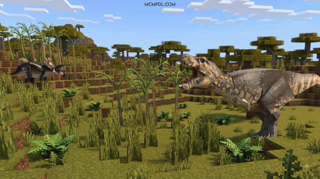 Prehistoric Epochs Chronicles Add-On for Minecraft PE/Bedrock (Download)