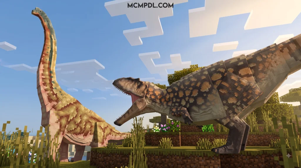 Prehistoric Epochs Chronicles Add-On for Minecraft PE/Bedrock (Download)