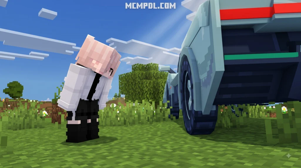 Cars Add-On for Minecraft PE/Bedrock (Download)