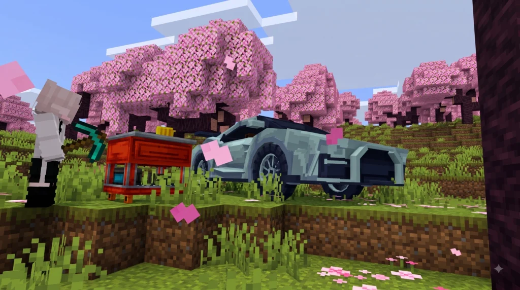 Cars Add-On for Minecraft PE/Bedrock (Download)