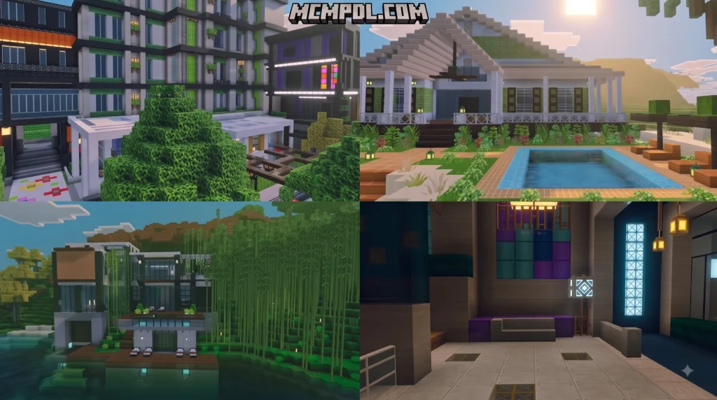 Vibrant Modern Textures Pack for Minecraft PE/Bedrock