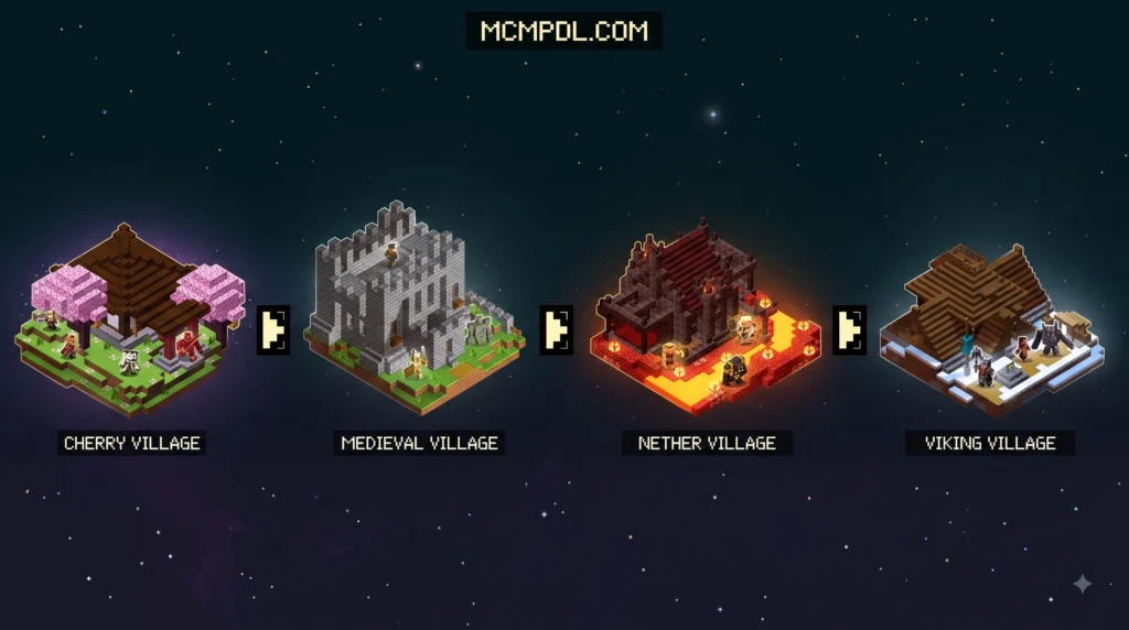 More Villages Addon for Minecraft PE/Bedrock
