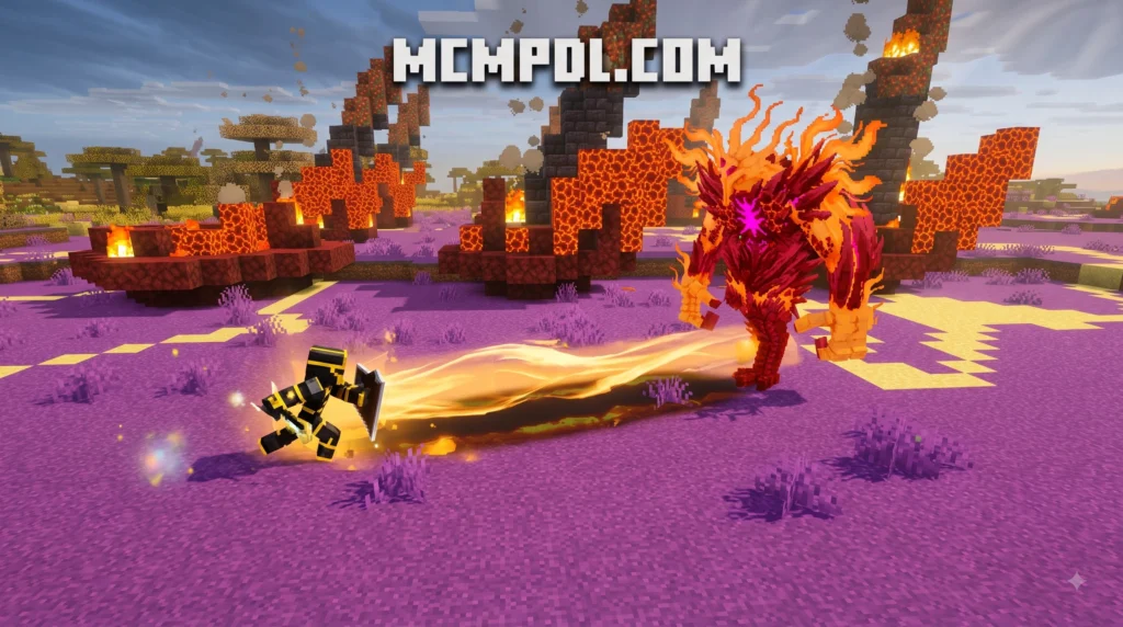 Elemental Worlds Collide on Minecraft PE/Bedrock