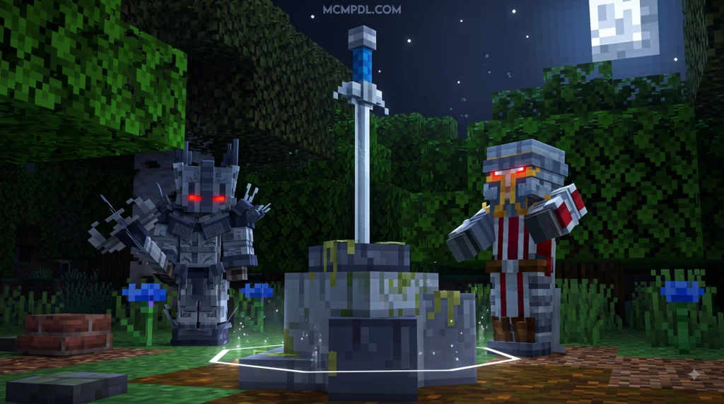 Legendary Weapons Addon for Minecraft PE/Bedrock