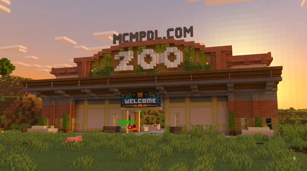 Zoo Builder Add-On Minecraft PE/Bedrock – Download