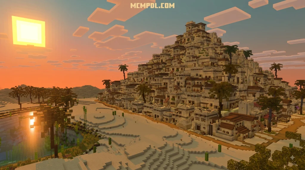 Pyramid City World for Minecraft PE/Bedrock (Download)