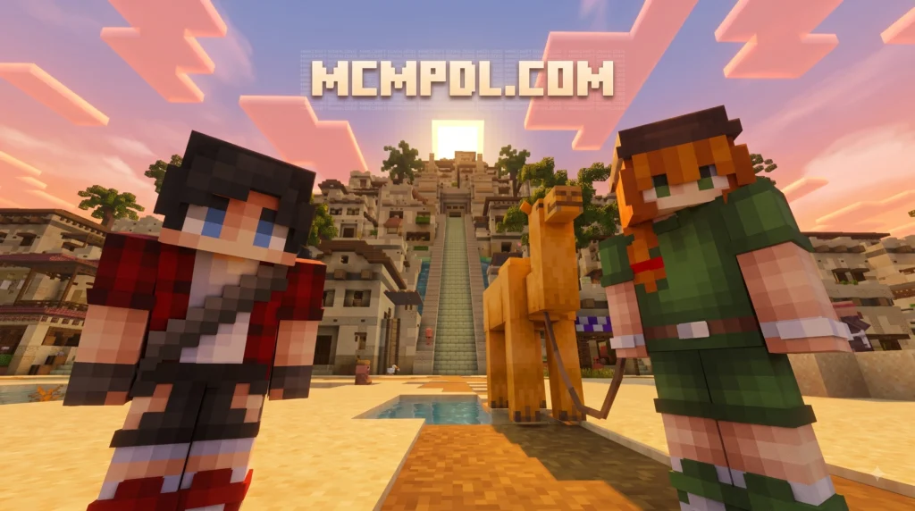 Pyramid City World for Minecraft PE/Bedrock (Download)
