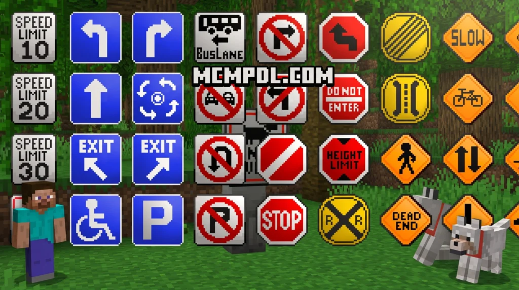 Roads + Addon for Minecraft PE/Bedrock