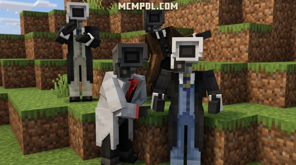 Skibidi Toilet Raids v1.1 Addon for Minecraft PE/Bedrock