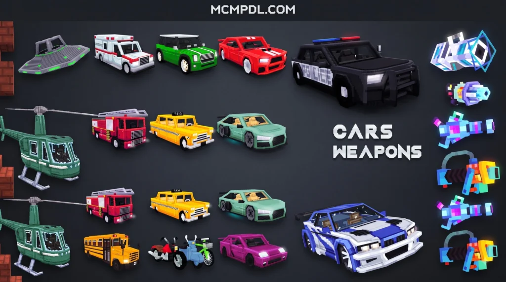 Grand City Auto World for Minecraft