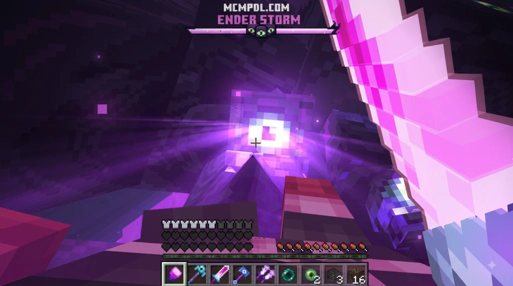 Download the Ender Storm Map for Minecraft PE/Bedrock