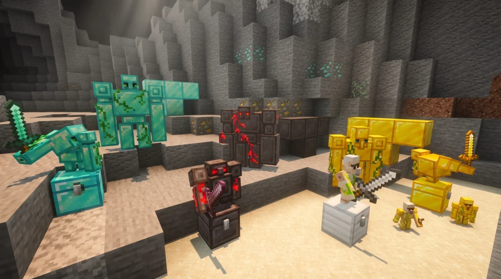 Golems 2.1 Add-On for Minecraft PE/Bedrock - Download
