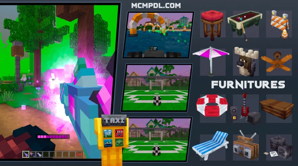 Grand City Auto World for Minecraft