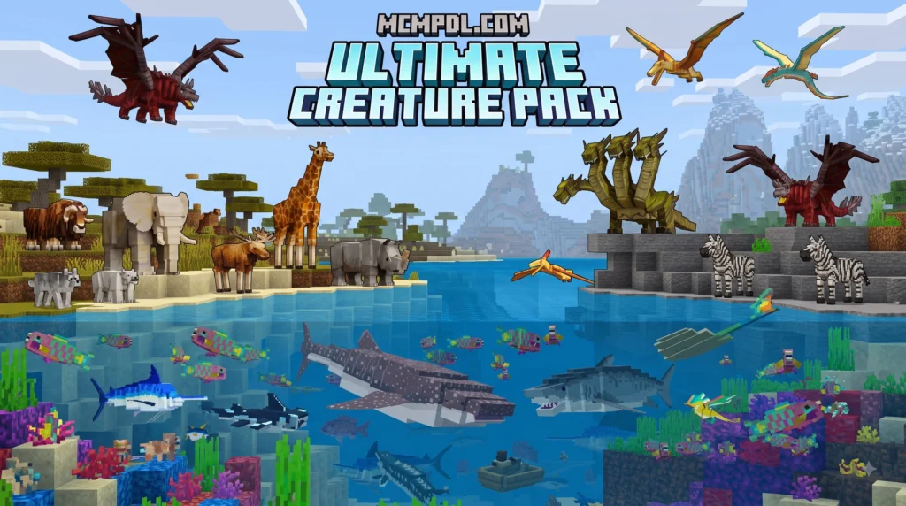 200 Mobs World for Minecraft PE/Bedrock