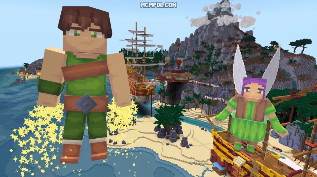 Peter Pan's Neverland Mash Up for Minecraft PE/Bedrock