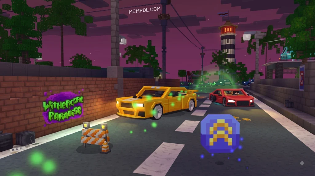 Grand City Auto World for Minecraft