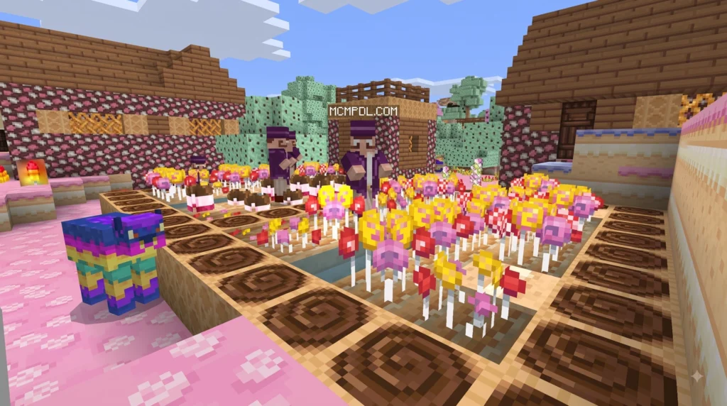 Candy Texture Pack for Minecraft Bedrock Edition
