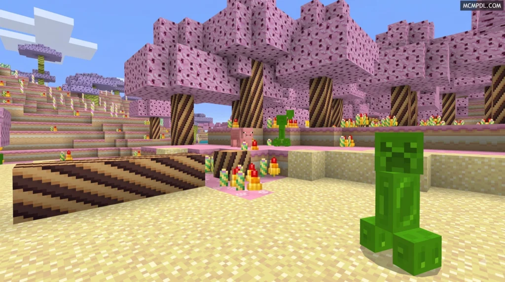 Candy Texture Pack for Minecraft Bedrock Edition