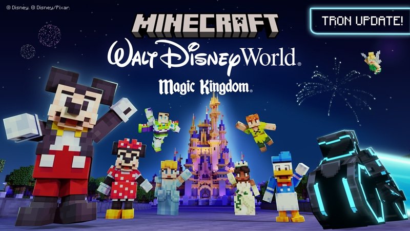 WDW Magic Kingdom Adventure MAP for Minecraft PE