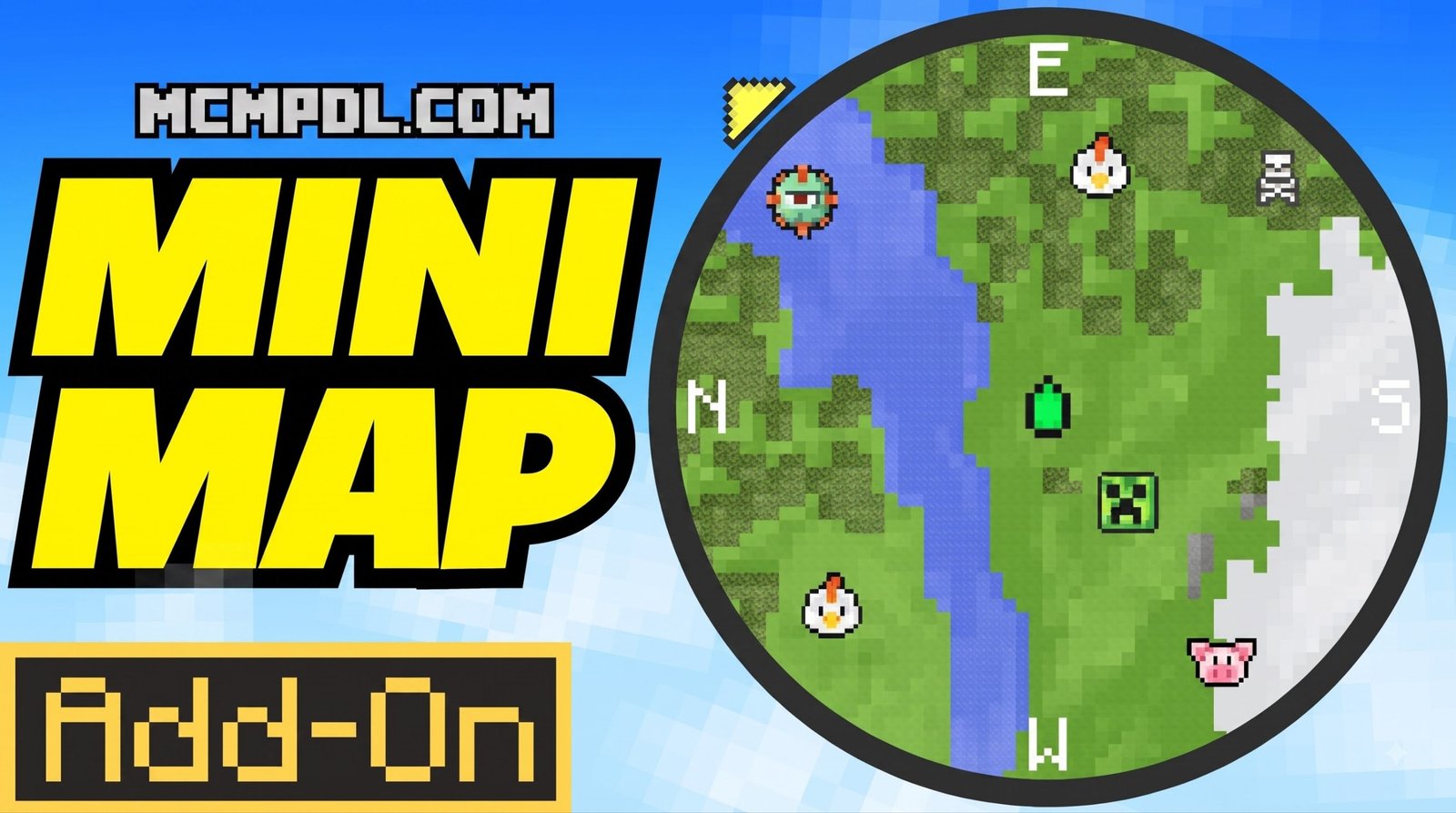 ## Why a Minimap Addon for Minecraft PE/Bedrock Makes Exploration Easier ![Minecraft Bedrock minimap HUD](https://images.bannerbear.com/direct/4mGpW3zwpg0ZK0AxQw/requests/000/158/216/303/NWlVkgmbMQEMglRdQZyAqEwDo/a43c7863d53efef3dc5e4789ba4d0f393c4b4f95.jpg) A **Minimap Addon for Minecraft PE/Bedrock** adds a small live map to your screen, helping you see nearby terrain, your direction, and sometimes nearby entities without stopping to open a full map. In simple terms, it can help players: - Find their way back to a base, village, portal, or cave entrance. - Follow terrain while exploring on mobile, PC, or Bedrock-supported devices. - Keep a compass-like view of direction during long trips. - See map support in places where vanilla map items are less useful, including the Nether and End in supported addons. These addons do not usually change world generation. Instead, they add navigation tools through resource packs, behavior packs, and, in many cases, Bedrock's script features. Options range from lightweight terrain displays to advanced HUD maps with rotation, entity indicators, waypoints, and full map views. There is an important trade-off: third-party behavior packs can disable achievements in a Bedrock world. That makes minimap addons especially useful for exploration worlds, multiplayer adventures, and survival saves where better navigation matters more than achievement progress. ## Essential Features of a Minimap Addon for Minecraft PE/Bedrock ![Player navigating deep caves with custom on-screen map HUD](https://images.bannerbear.com/direct/4mGpW3zwpg0ZK0AxQw/requests/000/158/216/260/bknAjN4e763poxVlQXPRKxlD8/7db8bd45501a7705d551d4050ccbfd39de7f138c.jpg) When you install a **Minimap Addon for Minecraft PE/Bedrock**, you gain immediate visibility over your surroundings without cluttering your main viewport. Modern minimap systems do far more than just draw a static image in the corner of your screen. They process block rendering, entity position data, and elevation levels in real time. ### How Minimap Addons Enhance Navigation Standard navigation in Minecraft Bedrock relies on held paper maps or crafted compasses, which occupy valuable inventory slots and slow down movement. A proper minimap addon solves this by offering active HUD elements that function automatically. * **Radius Mapping**: Most minimap addons, such as lightweight rendering mods, stream terrain data within a 31×31 block radius around the player. This gives you a crisp view of biomes, rivers, and cliffs without straining your device's memory. * **Compass Orientation and Dynamic Rotation**: Advanced addons rotate the map frame dynamically as your character turns, keeping your facing direction aligned with your physical movement. * **Entity Tracking Indicators**: Living radar systems mark mobs on the map. Friendly animals appear as neutral icons, while hostiles like Creepers, Zombies, or Skeletons show up as distinct radar blips, giving you time to prepare before an ambush. * **Subterranean Cave Mode**: When stepping beneath the surface, standard maps become useless grey grids. Dedicated minimap mods detect vertical block density and automatically switch to a high-contrast Cave Mode, mapping out dark tunnels, underground ravines, and lava pools. ### Achievements and Behavior Pack Restrictions A common concern among survival players is whether running a navigation mod will affect their game progression statistics. Mojang enforces strict rules regarding external modifications in Bedrock Edition. Because third-party behavior packs introduce custom scripts that modify game memory and player state tracking, Mojang automatically disables Xbox achievements on any world running custom external behavior packs. If keeping Xbox achievements active is your top priority, you must stick to official Marketplace content or vanilla map items. However, if your focus is uninhibited exploration, build planning, or custom server play, installing a dedicated behavior pack is well worth the trade-off. ## Comparing Popular Options: Magnificent Minimap vs. Explorer's World Map The Bedrock modding community offers several top-tier choices for real-time map interfaces. Two of the most widely used projects are *Magnificent Minimap* and *Explorer's World Map & Minimap V2*. | Feature / Metric | Magnificent Minimap | Explorer's World Map & Minimap V2 | | --- | --- | --- | | Total Downloads (CurseForge / Platforms) | Over 894,600 (CurseForge) / 788,000+ cross-platform | Over 1.3 Million (CurseForge) | | Community Rating | 4.2 / 5 (Community Rating) | Highly Popular / Community Tested | | Script Dependencies Required | UI Queue & Kamii's Script Configuration | Native Script / Beta API dependent | | Required Experimental Toggles | Beta API | Beta API | | Map Display Shapes | Circular & Rectangular Modes | Circular HUD & Full Screen Overlay | | Dimension Support | Overworld, Nether, End, Custom Dimensions | Overworld & Cave Mode | | Command Menu | `/configuration` | `/settings`, `/map`, `/minimap`, `/preset`, `/waypoint` | | Unique Features | 30%–90% Map Data Compression, 'Bad Apple' Easter Egg | Shared Multiplayer Map Area Unlocking | ### Selecting the Right Minimap Addon for Minecraft PE/Bedrock Choosing between options depends on your device specifications and preferred gameplay style: - **Magnificent Minimap**: Excellent for players who want deep HUD customization and multi-dimension travel. Updates like version 1.7 introduced custom data compression algorithms that reduce saved chunk map data sizes by 30% to 90%, preventing long-term world file bloat. It supports Minecraft versions up to 1.21.120, 1.21.130, and 26.0. It also supports custom dimensions and even includes a fun community easter egg—running `/function start_bad_apple` streams the famous 'Bad Apple' animation inside your map HUD! If you want to try it out, look for the official addon packages from trusted community mod creators. - **Explorer's World Map**: Perfect for collaborative survival servers. It features an automated waypoint system and a shared exploration mechanic where players uncover map sections together. ### Multiplayer Map Unlocking and Shared Exploration In multiplayer environments, coordination is key. Mods like *Explorer's World Map* allow players to sync their map data using commands like `/map`. When a team member explores a distant woodland mansion or ocean monument, their mapped territory unlocks for everyone connected to the realm or server. By typing `/waypoint` in chat, team members can set shareable beacon markers at base bases, end portals, or nether hubs, keeping the entire group synchronized without needing third-party coordinate trackers. ## Setup and Customisation Guide ![In-game menu settings for Bedrock addon experimental toggles](https://images.bannerbear.com/direct/4mGpW3zwpg0ZK0AxQw/requests/000/158/216/380/PwAV5rMNq6O2dVEjzkBm274Op/8384452648f10344498515556ce2f9828c80ab15.jpg) Getting a **Minimap Addon for Minecraft PE/Bedrock** running properly requires a few key configuration steps. Because these addons utilize Bedrock's advanced Script API, enabling experimental world settings is mandatory. ### Installing a Minimap Addon for Minecraft PE/Bedrock To install your preferred map addon correctly on Android, iOS, or Windows, follow this checklist: 1. Download both the **Resource Pack** (`.mcpack`) and **Behavior Pack** (`.mcpack`) or the bundled `.mcaddon` file from a trusted addon platform. 2. If installing *Magnificent Minimap*, download the two required dependency script packs: **UI Queue** and **Kamii's Script Configuration**. 3. Open the downloaded files to import them automatically into your Minecraft Bedrock client. 4. Create a new world or click the **Edit (Pencil Icon)** button next to an existing world. 5. Navigate to the **Experiments** tab in the world settings menu and toggle **Beta API** to the ON position. 6. Scroll down to **Resource Packs** and activate your minimap resource pack (along with UI Queue). 7. Scroll to **Behavior Packs** and activate the corresponding behavior packs (and Kamii's Script Configuration helper). 8. Ensure your Minecraft version is up to date (compatible with 1.21.100 through 1.21.130+). ### In-Game Customisation via Commands Once your world loads, you can tune the map interface to fit your screen size: * Type `/configuration` in the chat window to open the full visual setup menu (when using Kamii's script interface). * Adjust the map layout between **Circular** (great for smooth rotational views during horse or Elytra flight) and **Rectangular** (ideal for base building and grid alignment). * Change map scale presets to widen your view radius or zoom in for detailed building. * Enable or disable radar features like friendly mob markers, enemy alerts, terrain shadows, and biome names. For standalone mods using traditional scripting, you can also use simple toggles like `/minimap show` or `/minimap hide`. You can read more about file installation options in trusted community documentation. ## Platform Controls, System Requirements, and Troubleshooting Because Bedrock Edition spans touchscreens, desktop PCs, and game consoles, controlling your minimap HUD can vary by hardware platform. ### Toggling the Minimap Across PC, Mobile, and Console * **PC (Windows 10/11)**: Sneak (crouch) and press the **F8** key to instantly toggle the minimap display on or off. * **Mobile (Android / iOS)**: Sneak (crouch) and tap the small on-screen **'X'** button rendered near the map HUD to hide or show the interface. * **Console & Controllers**: Because controller bindings on consoles lack direct Script API keybind hooks, sneaking alone won't always toggle the HUD. Controller players should navigate to **Settings > Video** and disable **Hide Paper Doll**. Bedrock UI script extensions tie into the paper doll HUD element to display minimap overlays correctly on controller configurations. ### Performance Optimization and Graphical Bug Fixes Script-heavy addons process continuous calculations, which can affect lower-end mobile hardware if not optimized properly: * **RAM Management**: On budget mobile devices, running excessive behavior packs alongside high map zoom levels can cause memory degradation. If your game lags, open `/configuration` and reduce the active rendering scale or disable entity radar blips. * **GUI Scale -1 Artifact Fix**: If you see strange lines, graphical grids, or misaligned border artifacts across your map screen, open your Minecraft **Video Settings** and change the **GUI Scale Modifier** to **-1**. This forces Bedrock to scale script-rendered overlays evenly across display resolutions. * **Avoiding App Store Scams**: Always source your files from reputable community outlets. Some listings on general stores—like unverified utility apps claiming to be a [Minimap Mod for Minecraft PE](https://play.google.com/store/apps/details?id=com.juicymods.minimap&hl=en)—often install unrelated content like lucky blocks instead of real script addons. Stick to trusted addon index sites. ## Frequently Asked Questions About Bedrock Minimap Addons ### Does a minimap addon work in the Nether and the End? Yes! High-quality addons like Magnificent Minimap fully support all three core dimensions. When stepping through a Nether Portal, the map automatically adjusts its color palette and coordinate grid to render nether rack, lava oceans, and basalt deltas. In the End, it renders void drop-offs and chorus plant islands smoothly. ### Why are achievements disabled when using a minimap addon? Mojang automatically disables Xbox achievements on worlds utilizing custom third-party behavior packs to prevent unfair scripting advantages. If achievement hunting is your main focus, you must use vanilla maps or official Marketplace tools. ### How do you fix visual artifacts or lines on the minimap display? Visual artifacts on the map HUD are caused by GUI scaling mismatches. Go to **Settings > Video**, locate the **GUI Scale** setting, and adjust it to **-1**. This realigns custom HUD scripts with your device's native pixels. ## Conclusion Adding a **Minimap Addon for Minecraft PE/Bedrock** transforms how you navigate your survival worlds. Whether you are delving deep into subterranean cave systems, embarking on multi-thousand-block ocean voyages, or coordinating mega-builds with teammates on a server, real-time map HUDs eliminate the hassle of getting lost. Ready to upgrade your Bedrock exploration setup with top-rated utility packs, map tools, and custom mods? [Discover top Minecraft PE addons on mcmpdl.com](https://mcmpdl.com/) to find the best curated content for your next survival adventure!
