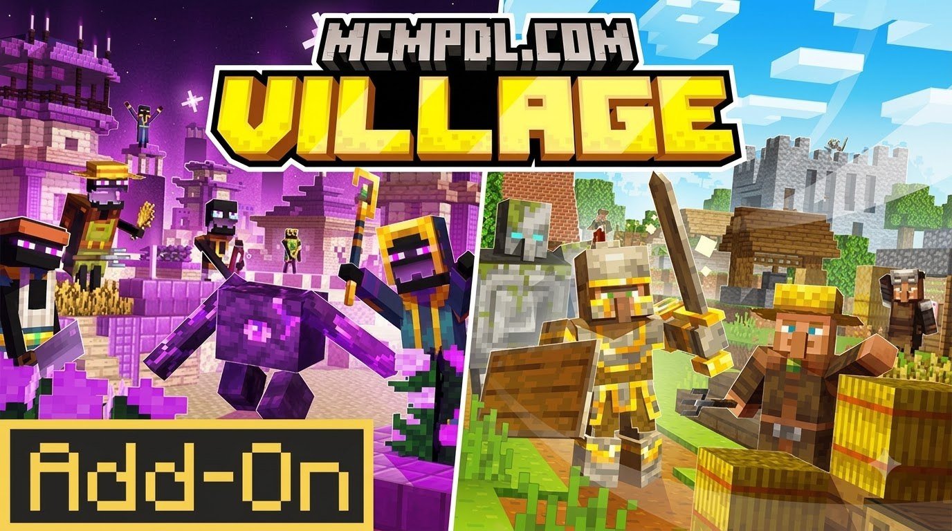 More Villages Addon for Minecraft PE/Bedrock