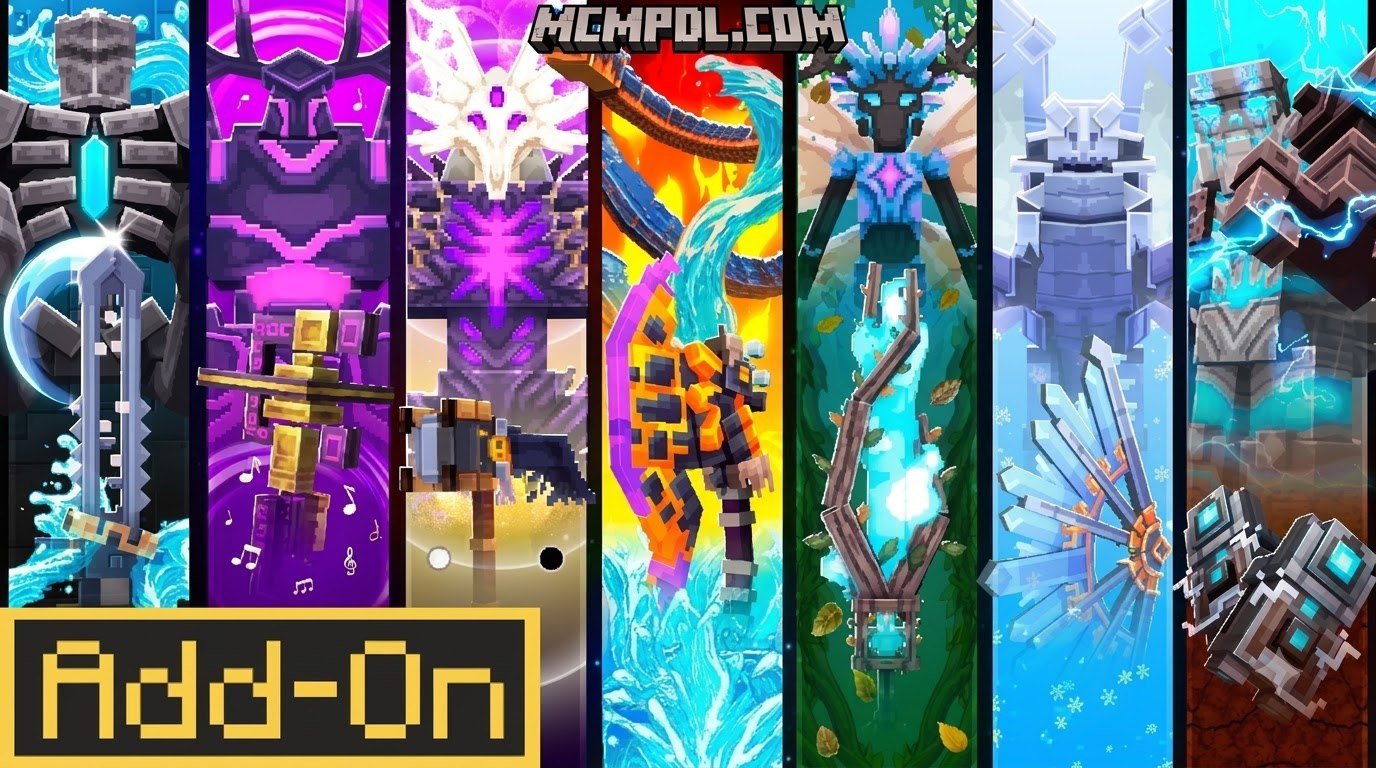 Elemental Worlds Collide on Minecraft PE/Bedrock