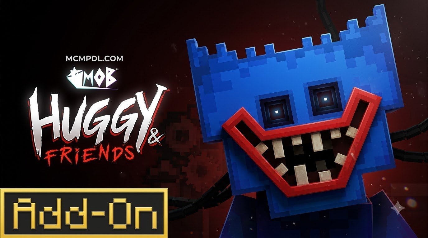 Huggy Friends Add-On for Minecraft PE/Bedrock - Download