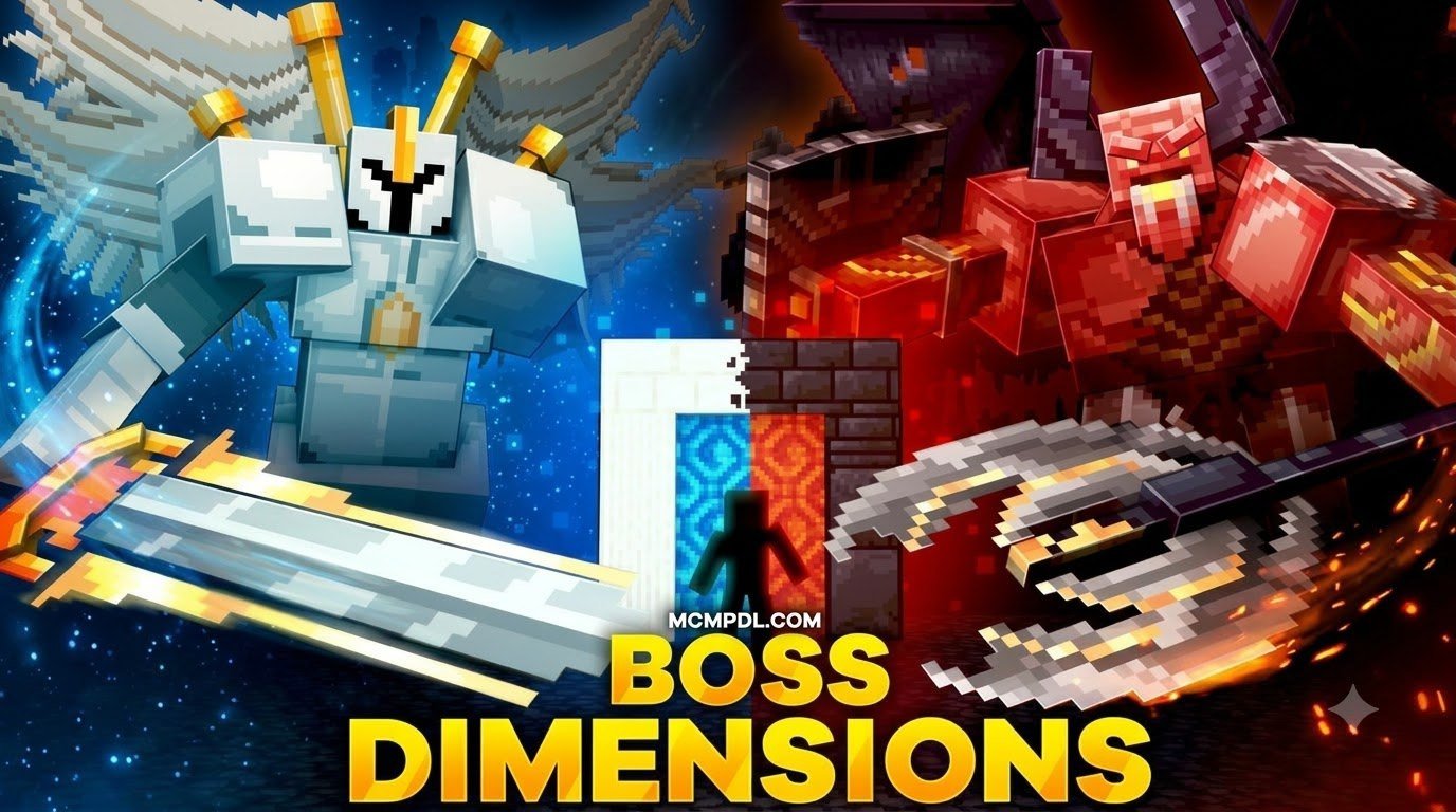 Boss Dimensions Minecraft PE/Bedrock - Download