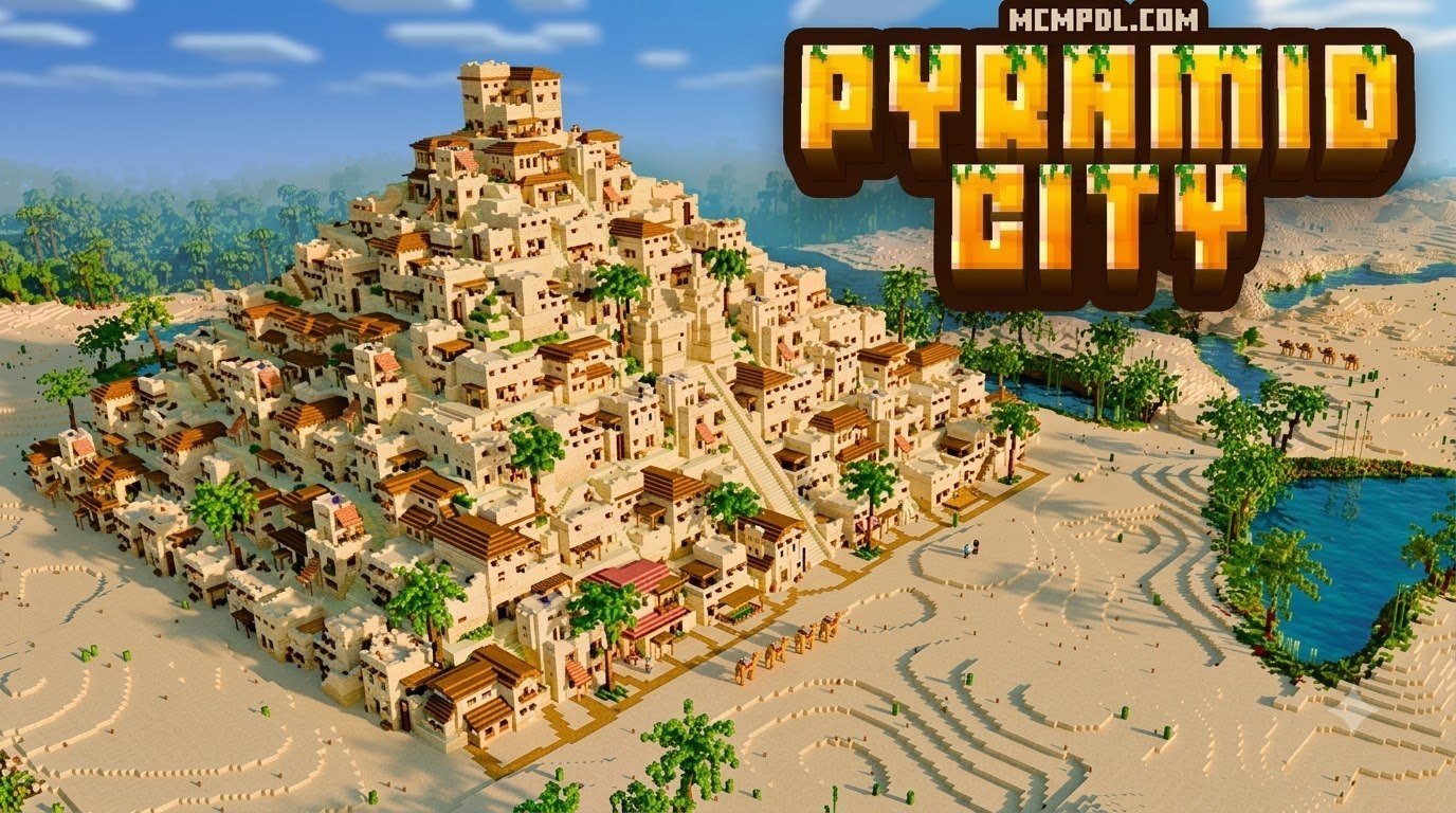 Pyramid City World for Minecraft PE/Bedrock (Download)