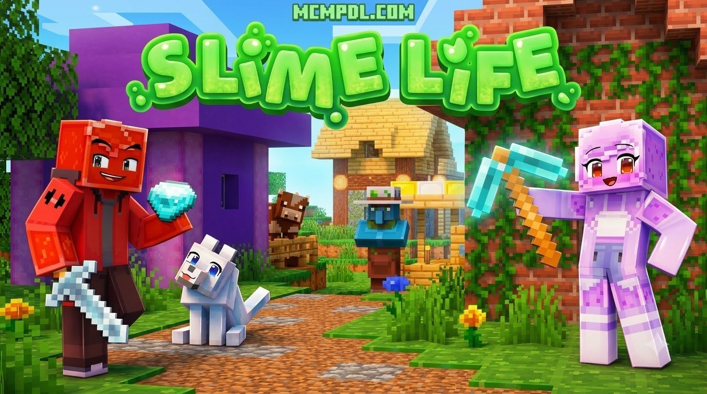 Aphmau's Slime Life mash-up for Minecraft PE and Bedrock - Download
