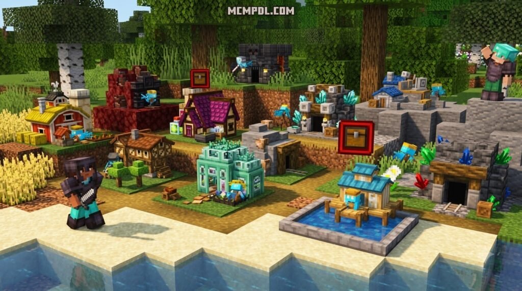Tiny Farms Addon for Minecraft PE/Bedrock