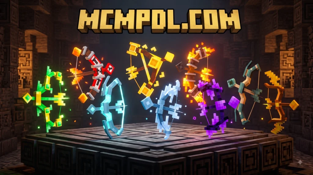 OP BOWS Map for Minecraft PE/Bedrock