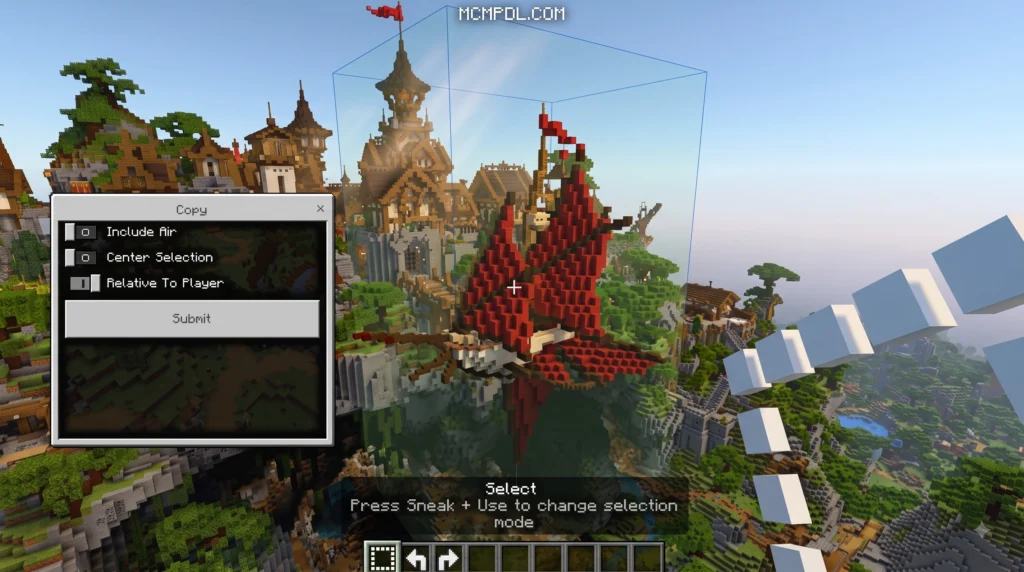 World Editing Addon for Minecraft PE/Bedrock