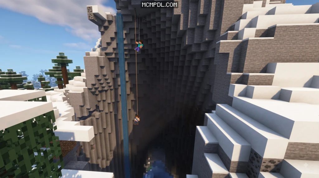 Grappling Hooks Addon for Minecraft PE/Bedrock
