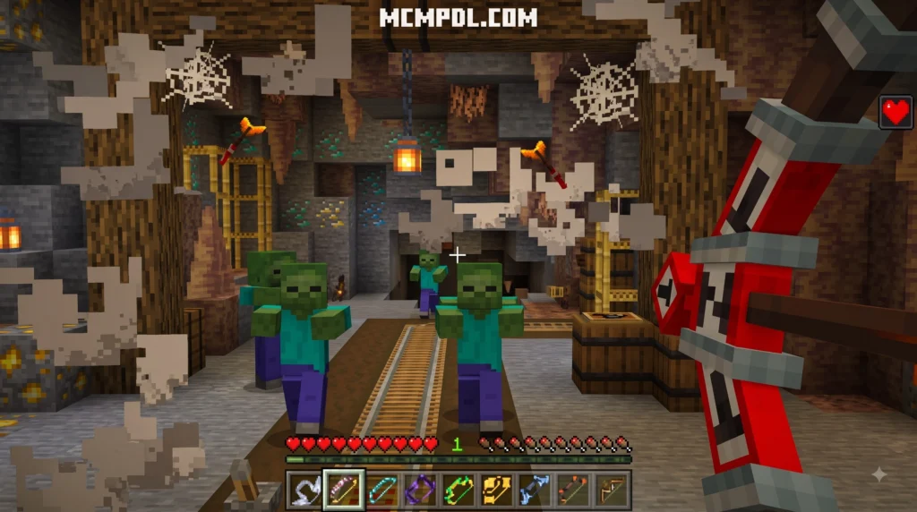 OP BOWS Map for Minecraft PE/Bedrock