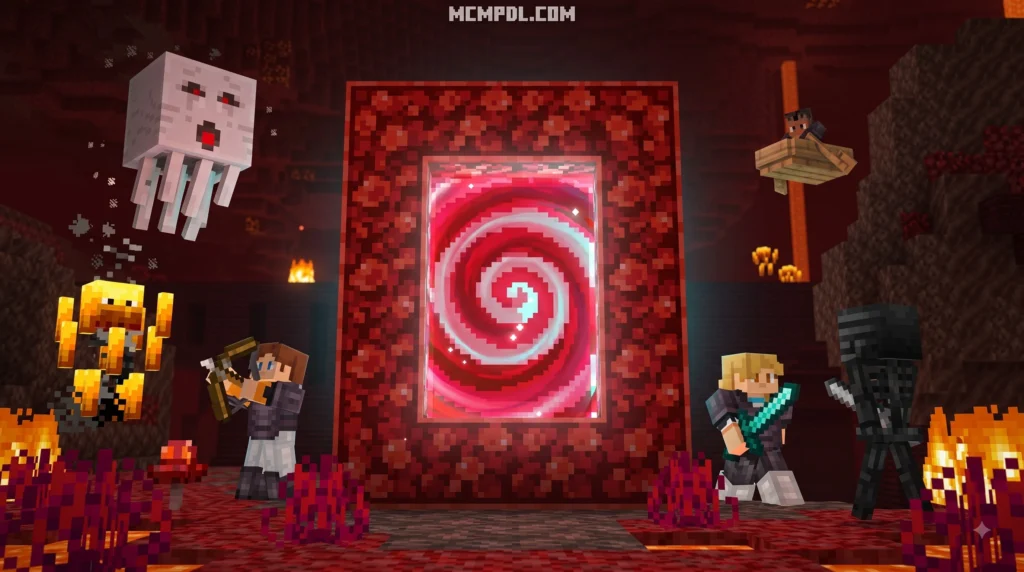 Spark Portals Addon for Minecraft PE/Bedrock