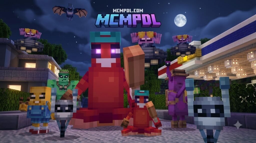 Alien Abduction Map for Minecraft PE/Bedrock