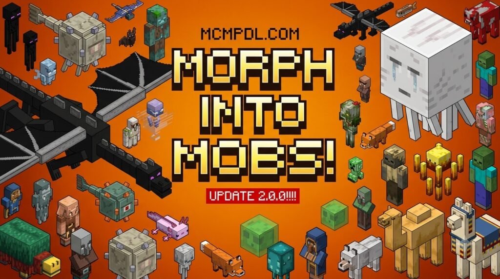 MORPH Addon for Minecraft PE/Bedrock