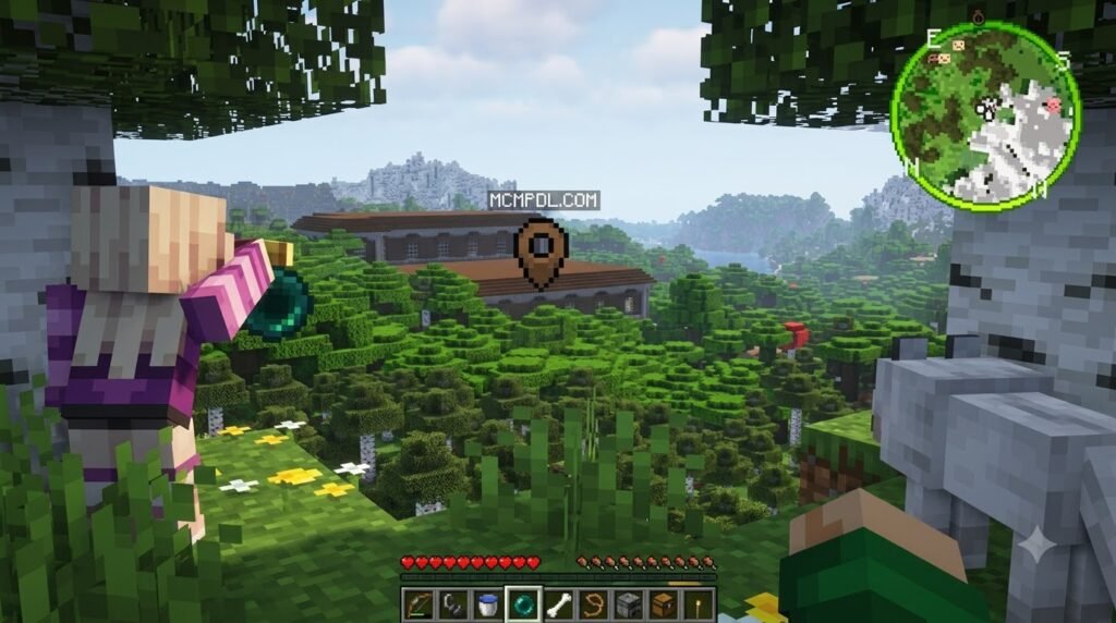 Real Minimap Addon for Minecraft PE/Bedrock
