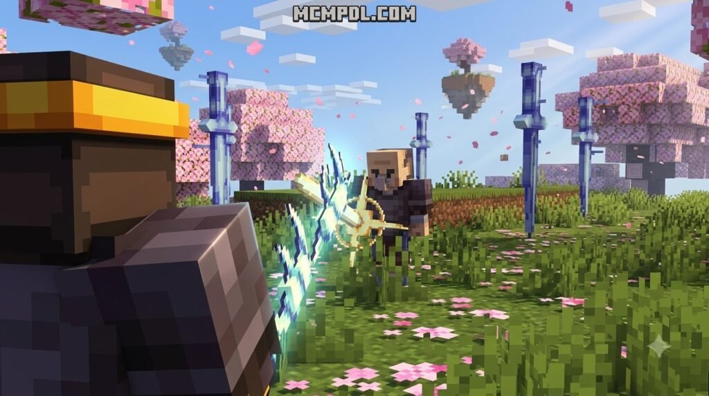 Weapons And Powers Addon for Minecraft PE/Bedrock