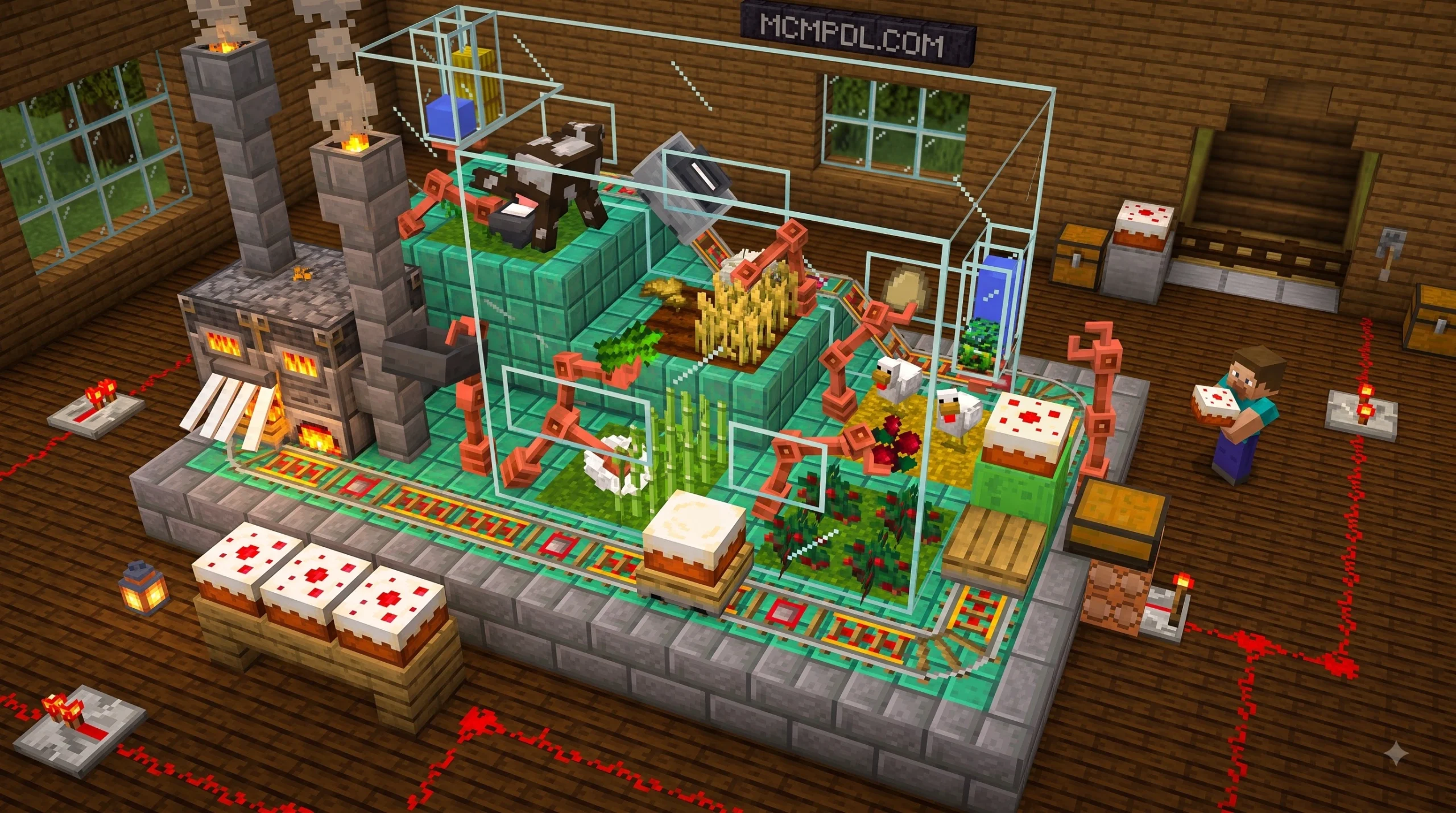 Craft Redstone Addon for Minecraft PE