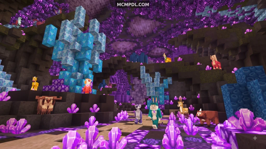 Ice Age Texture Pack for Minecraft PE/Bedrock