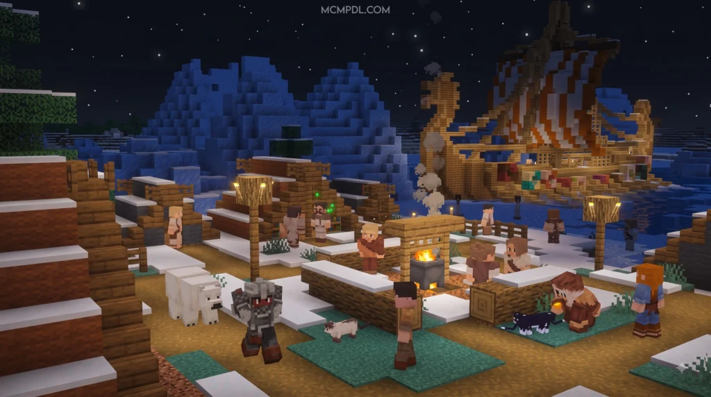 Vikings Map for Minecraft PE/Bedrock