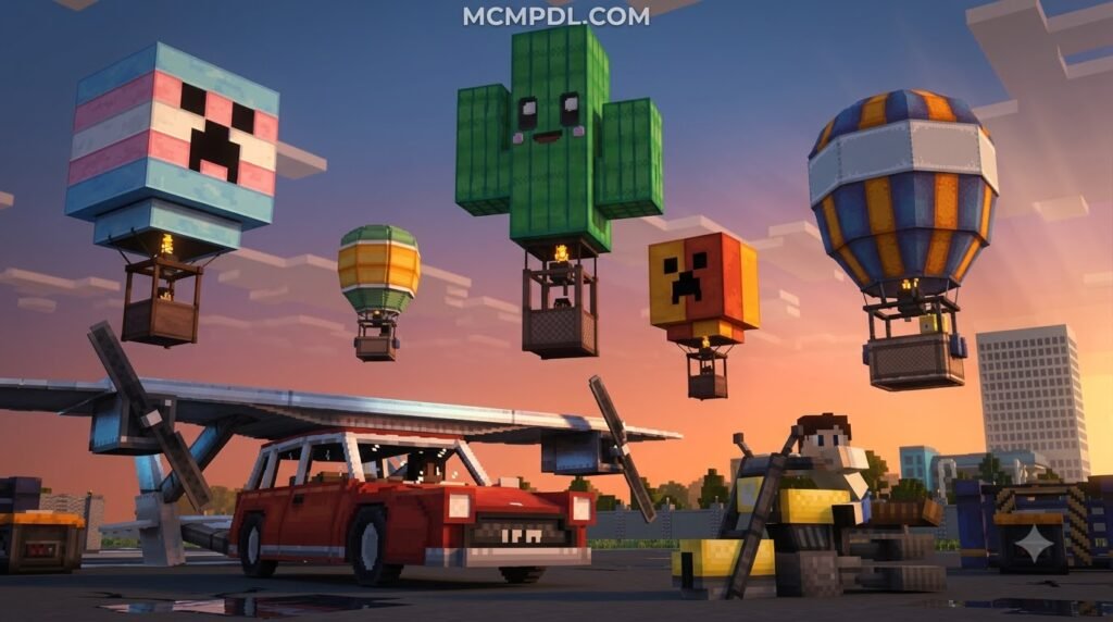 Airplanes Addon for Minecraft PE/Bedrock