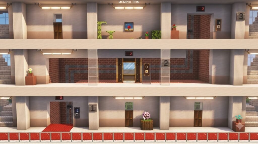Elevators Addon for Minecraft PE/Bedrock